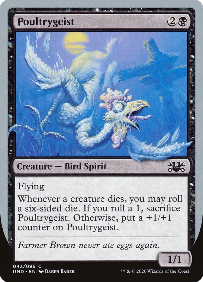 Poultrygeist 43 card from Unsanctioned