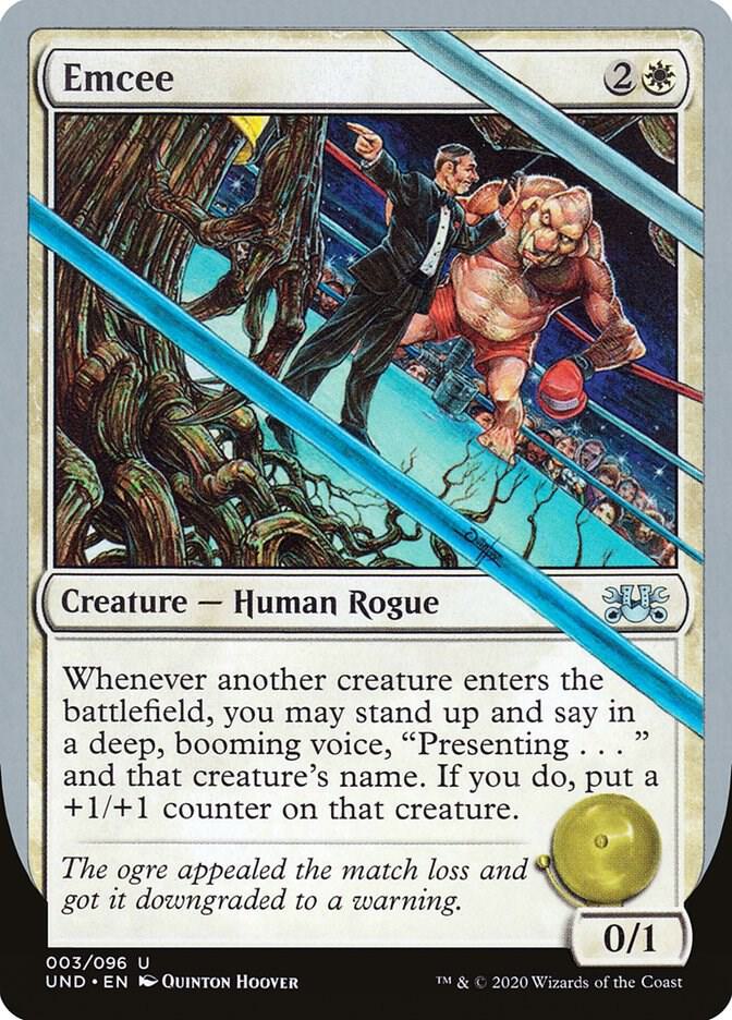 Emcee 3 card from Unsanctioned