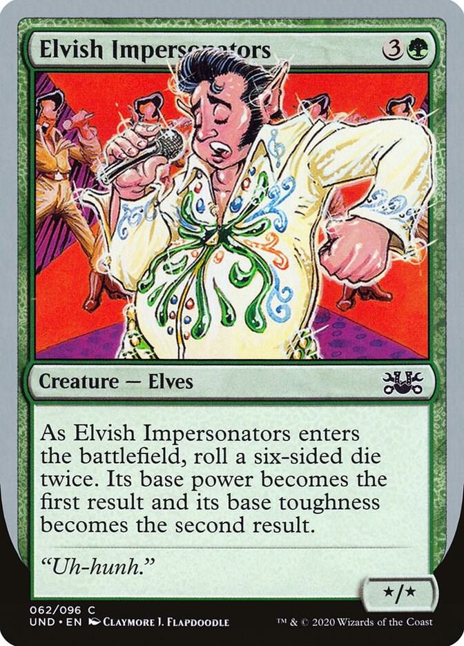 Elvish Impersonators 62 card from Unsanctioned