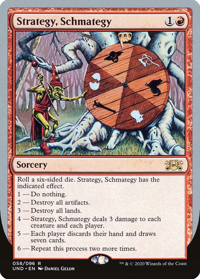 Strategy, Schmategy 58 card from Unsanctioned
