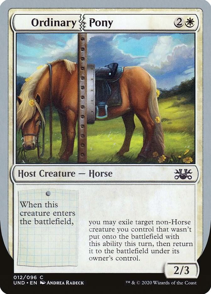 Ordinary Pony 12 card from Unsanctioned