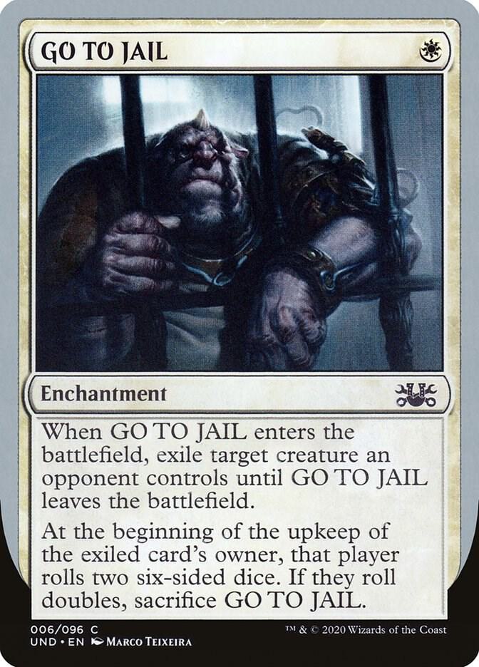 GO TO JAIL 6 card from Unsanctioned