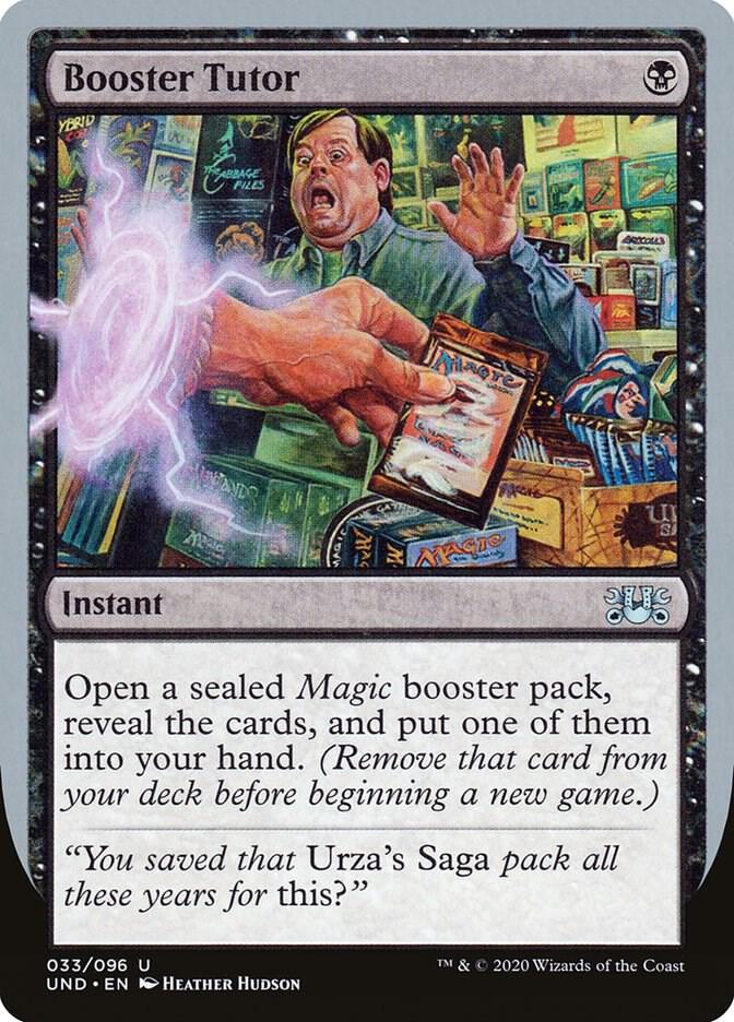 Booster Tutor 33 card from Unsanctioned
