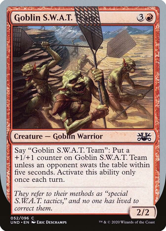 Goblin S.W.A.T. Team 52 card from Unsanctioned