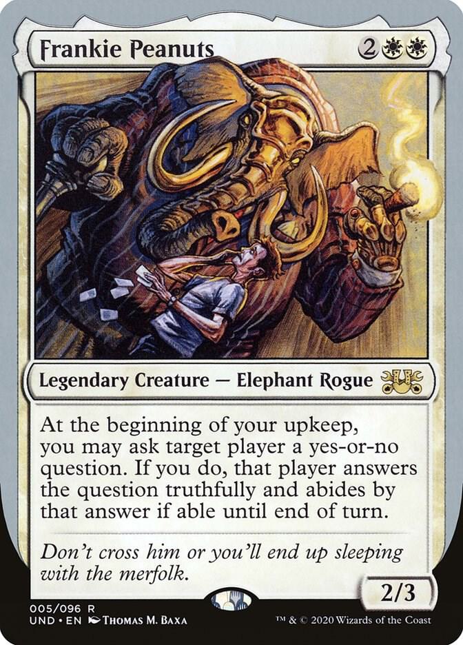 Frankie Peanuts 5 card from Unsanctioned