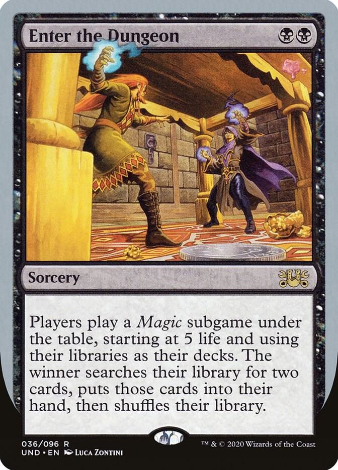 Enter the Dungeon 36 card from Unsanctioned