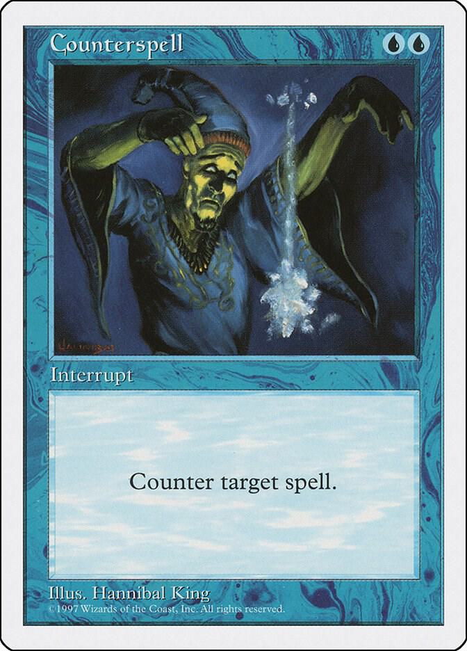 Counterspell 77 card from Fifth Edition