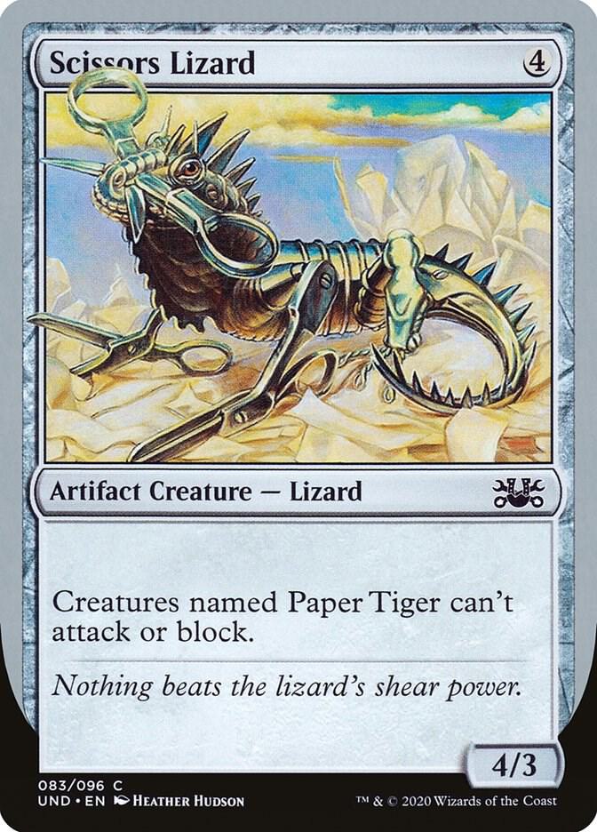 Scissors Lizard 83 card from Unsanctioned