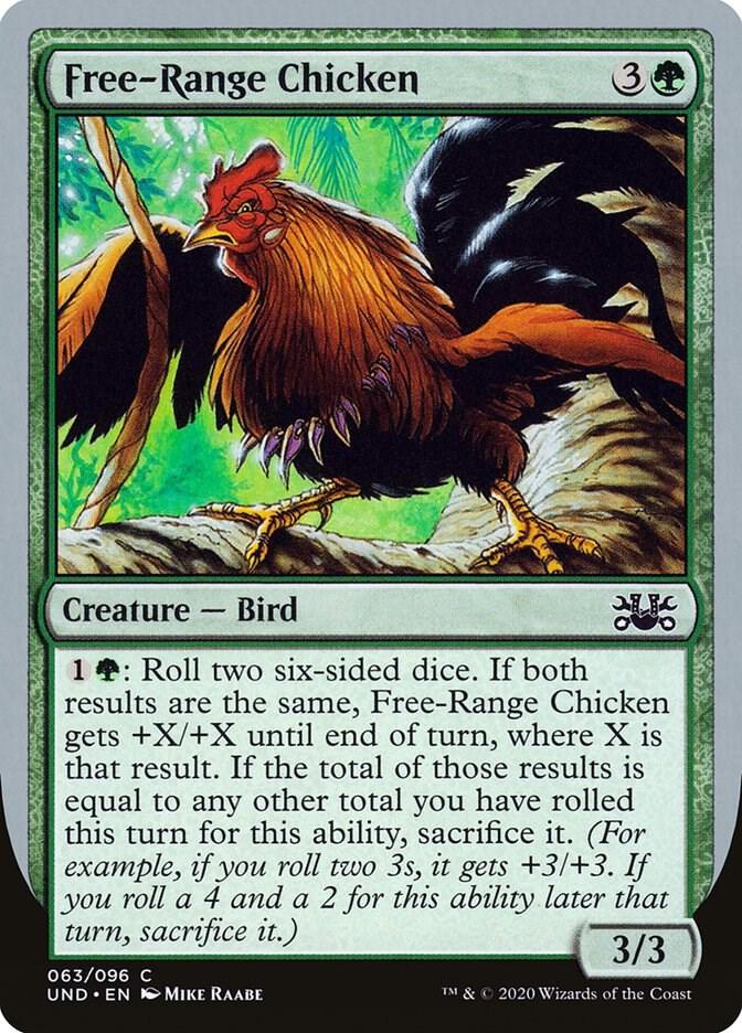 Free-Range Chicken 63 card from Unsanctioned