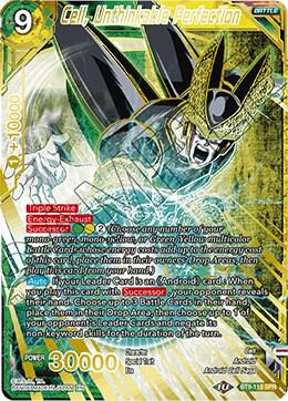 Cell, Unthinkable Perfection (SPR) BT9-113 card from Universal Onslaught