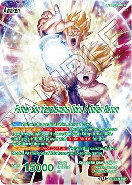 Son Gohan // Father-Son Kamehameha Goku & Gohan Return BT9-128 card from Universal Onslaught