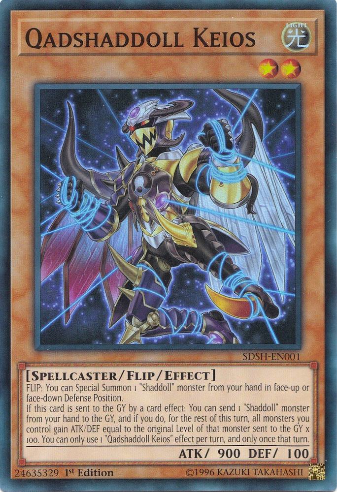 Qadshaddoll Keios SDSH-EN001 card from Structure Deck: Shaddoll Showdown
