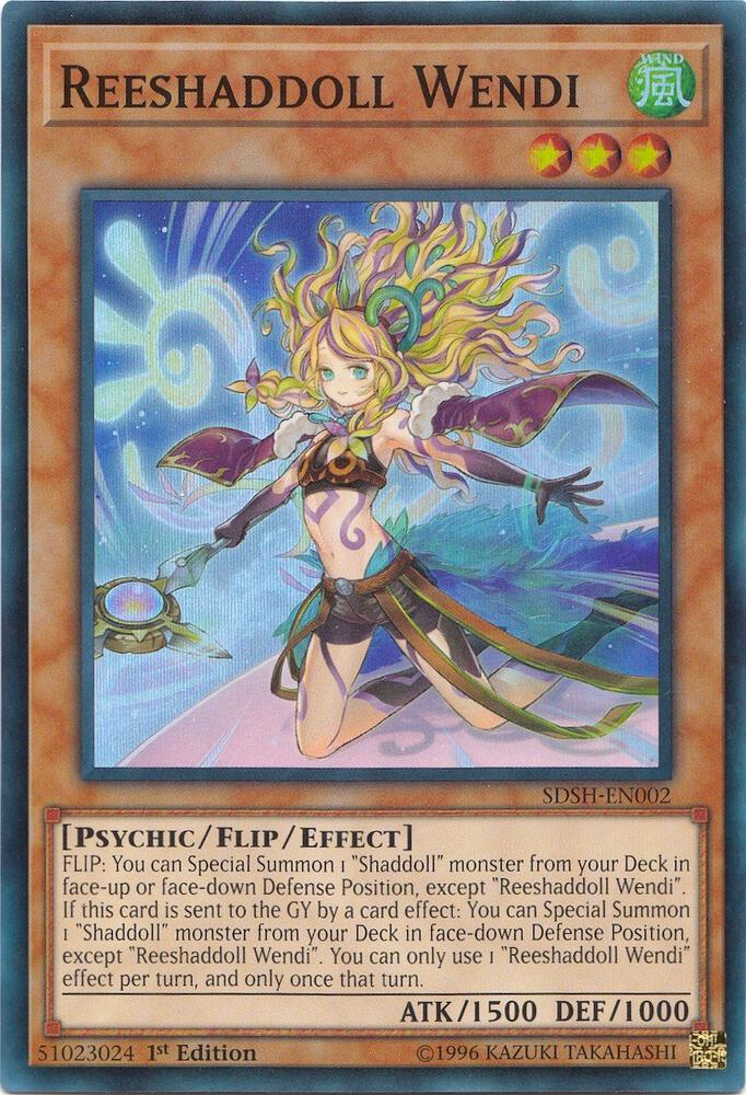 Reeshaddoll Wendi SDSH-EN002 card from Structure Deck: Shaddoll Showdown