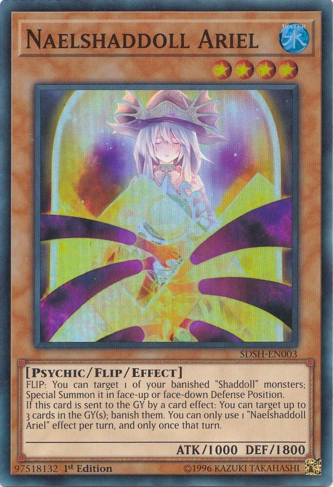 Naelshaddoll Ariel SDSH-EN003 card from Structure Deck: Shaddoll Showdown