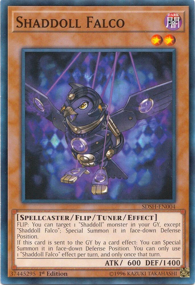 Shaddoll Falco SDSH-EN004 card from Structure Deck: Shaddoll Showdown