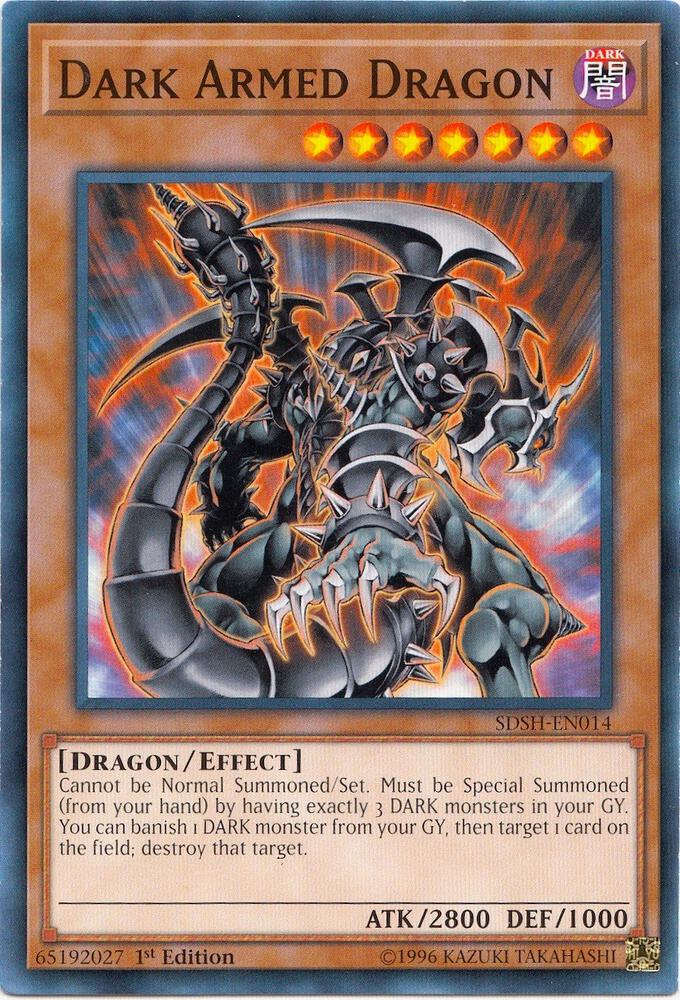 Dark Armed Dragon SDSH-EN014 card from Structure Deck: Shaddoll Showdown
