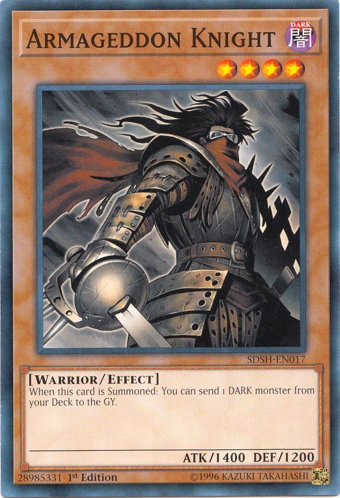 Armageddon Knight SDSH-EN017 card from Structure Deck: Shaddoll Showdown
