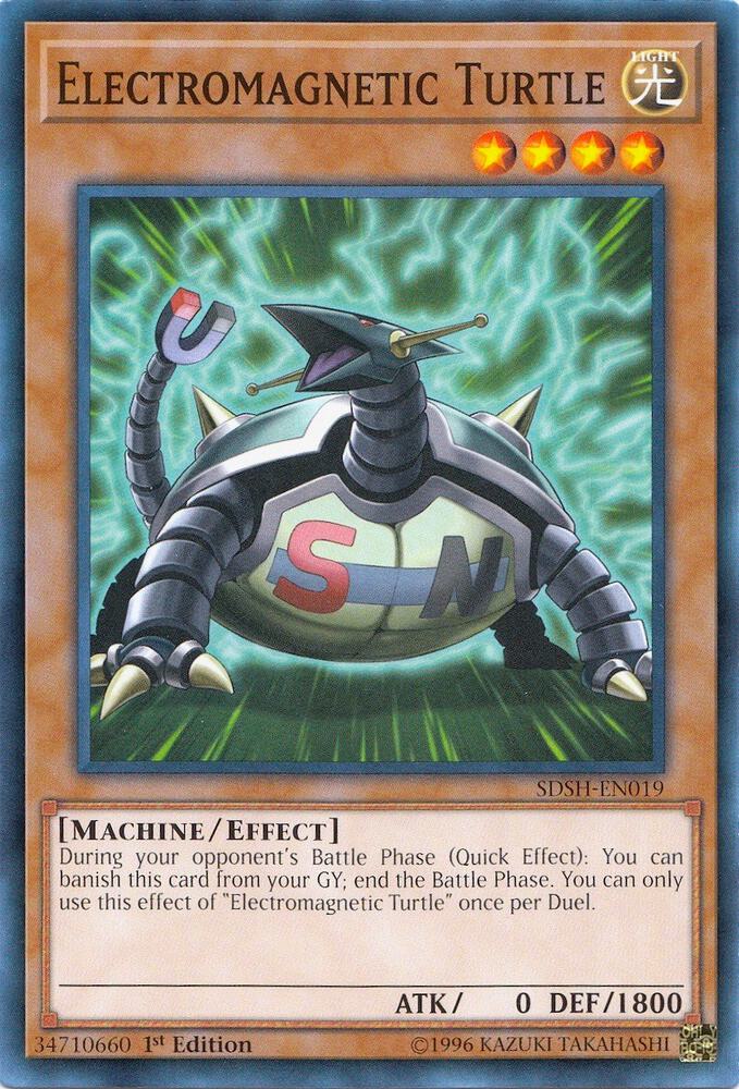Electromagnetic Turtle SDSH-EN019 card from Structure Deck: Shaddoll Showdown