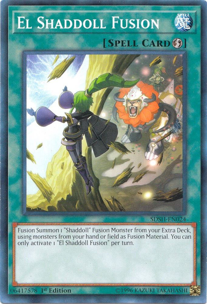 El Shaddoll Fusion SDSH-EN024 card from Structure Deck: Shaddoll Showdown
