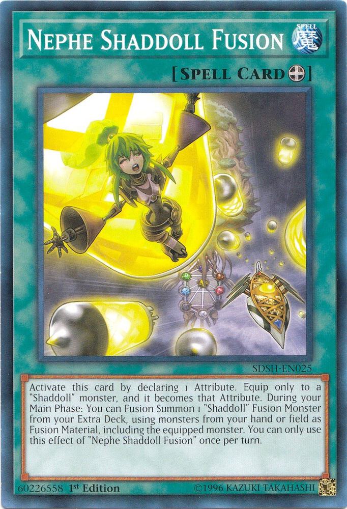 Nephe Shaddoll Fusion SDSH-EN025 card from Structure Deck: Shaddoll Showdown