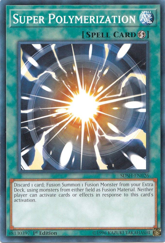 Super Polymerization SDSH-EN026 card from Structure Deck: Shaddoll Showdown