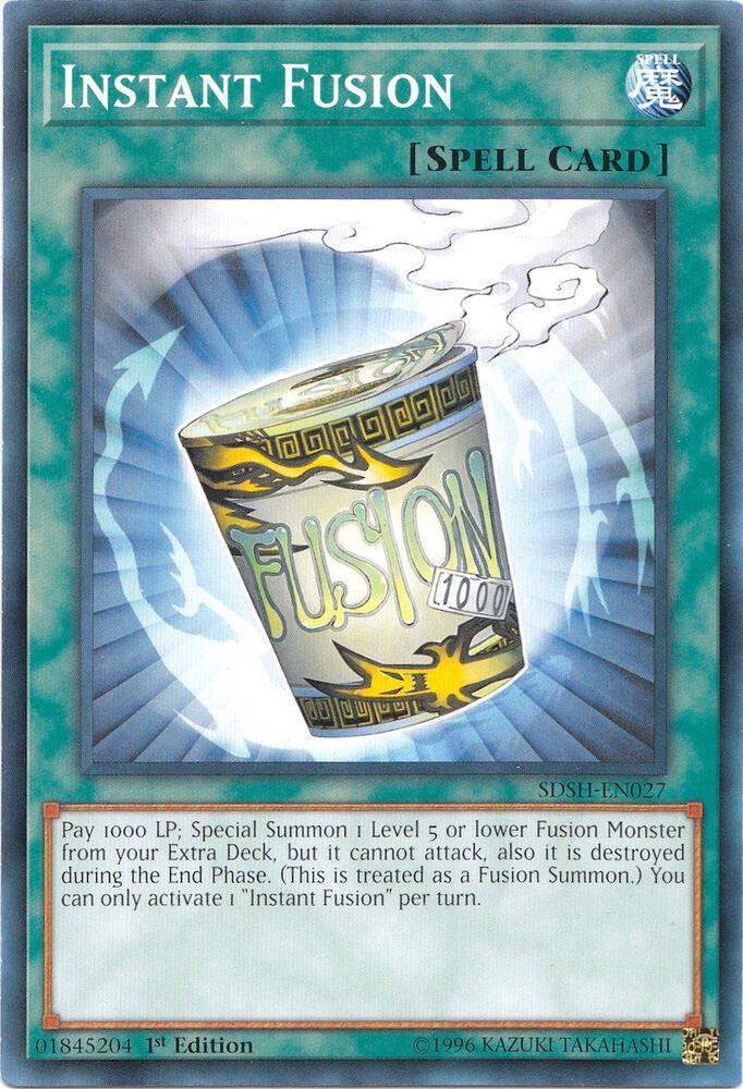 Instant Fusion SDSH-EN027 card from Structure Deck: Shaddoll Showdown