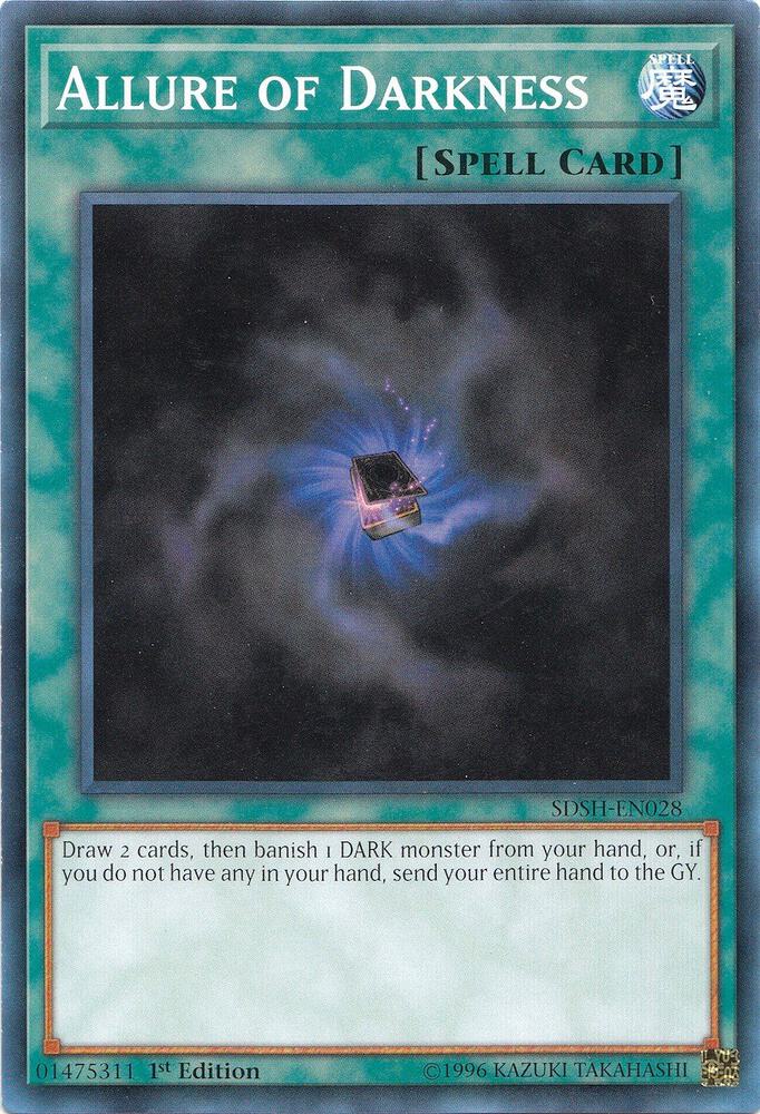 Allure of Darkness SDSH-EN028 card from Structure Deck: Shaddoll Showdown