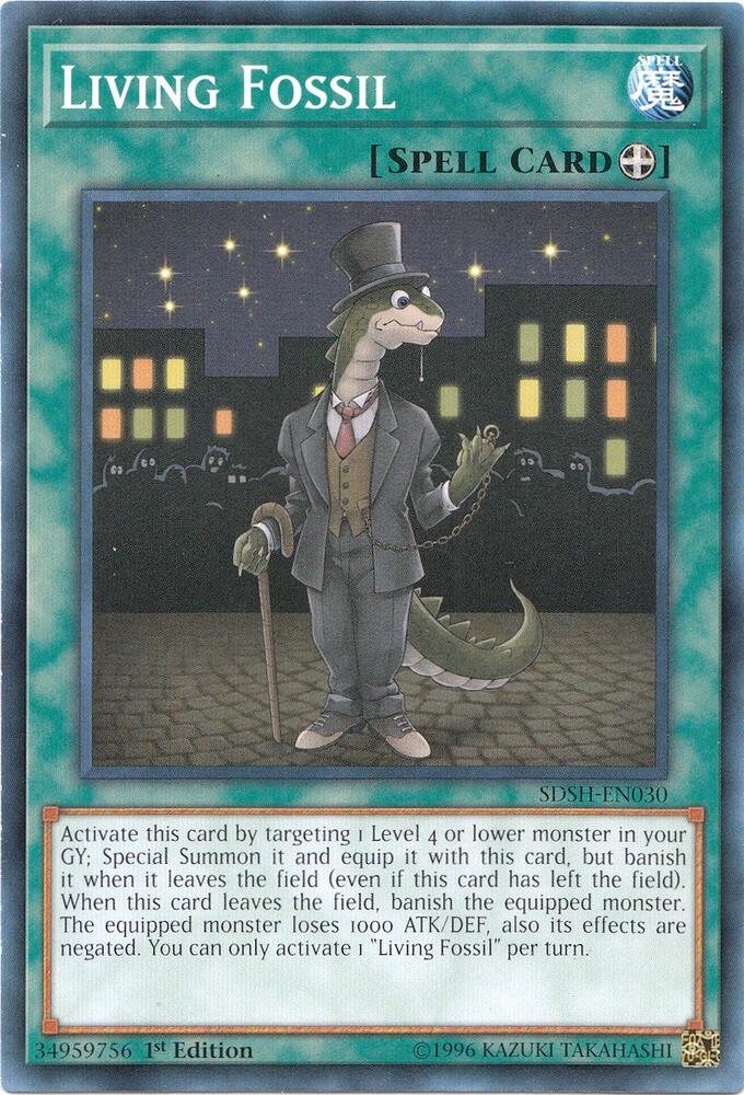 Living Fossil SDSH-EN030 card from Structure Deck: Shaddoll Showdown