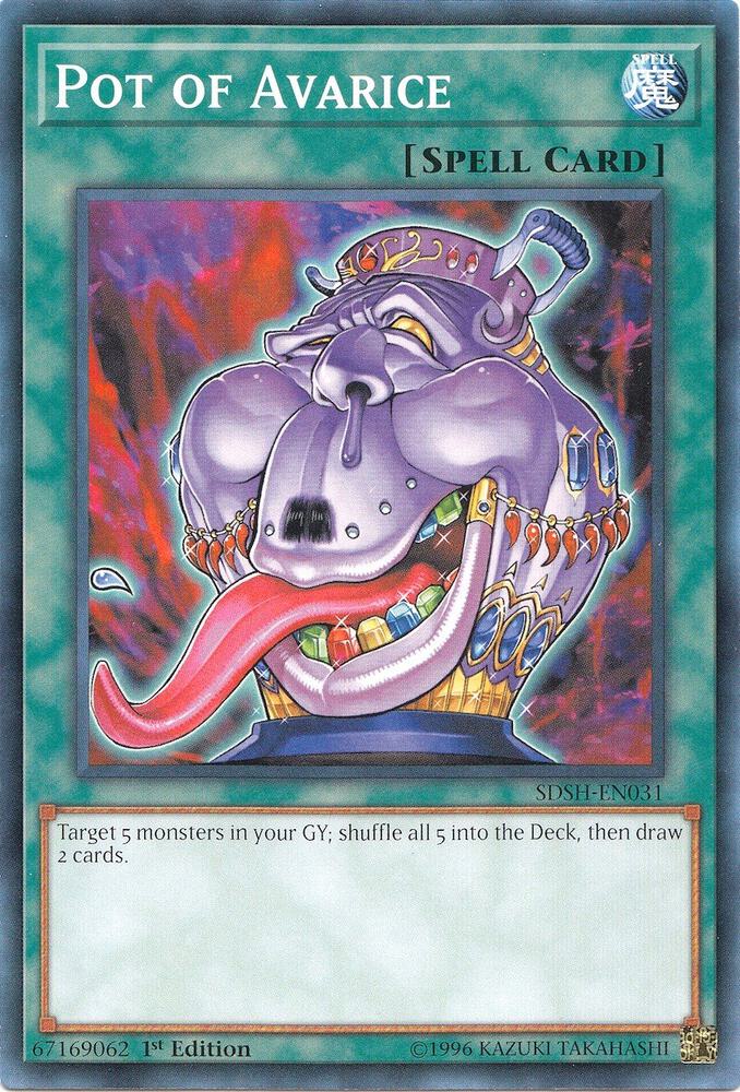 Pot of Avarice SDSH-EN031 card from Structure Deck: Shaddoll Showdown