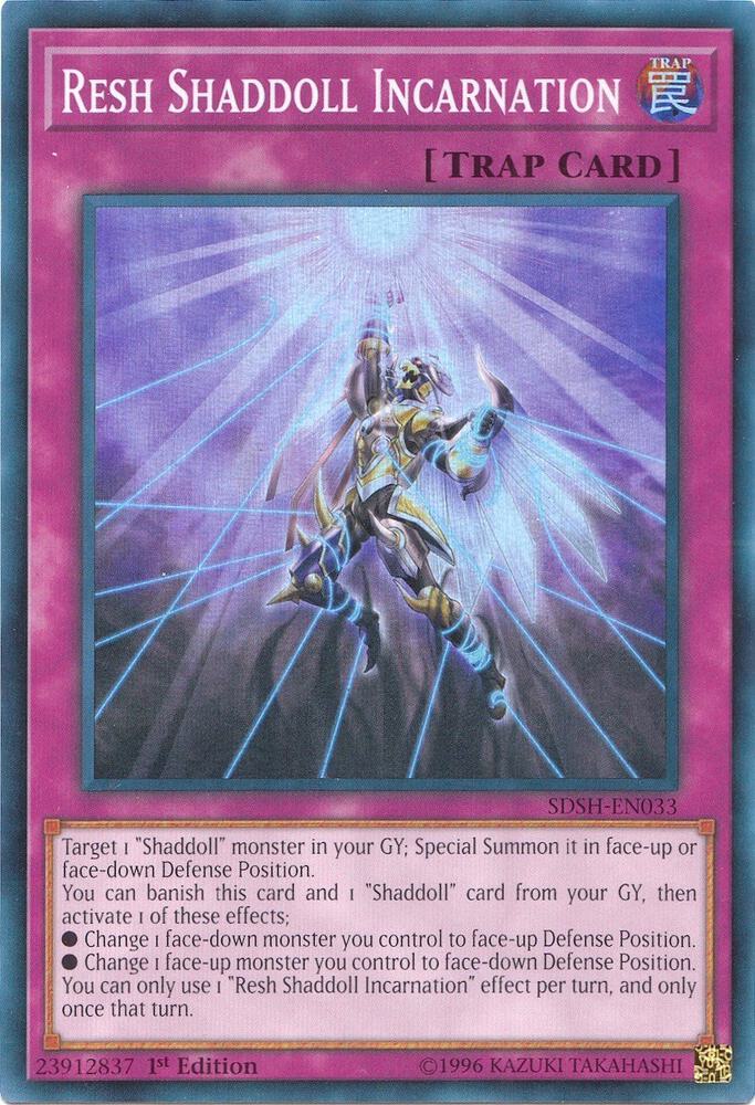 Resh Shaddoll Incarnation SDSH-EN033 card from Structure Deck: Shaddoll Showdown