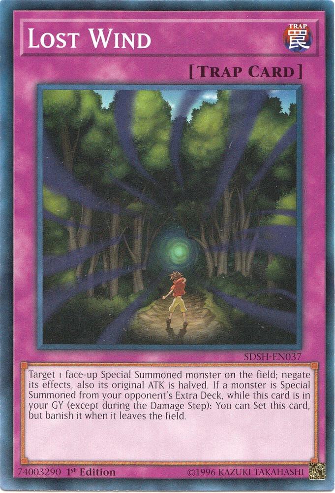 Lost Wind SDSH-EN037 card from Structure Deck: Shaddoll Showdown