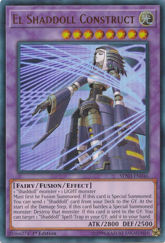 El Shaddoll Construct SDSH-EN046 card from Structure Deck: Shaddoll Showdown