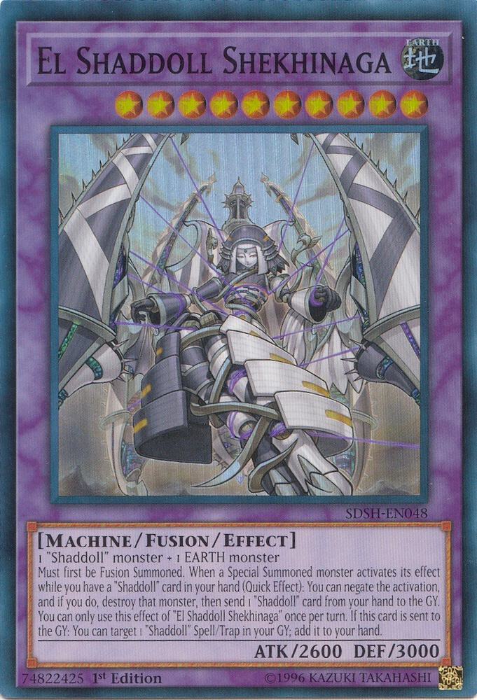 El Shaddoll Shekhinaga SDSH-EN048 card from Structure Deck: Shaddoll Showdown