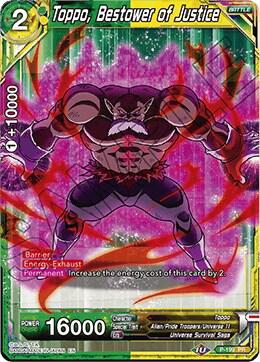 Toppo, Bestower of Justice P-199 card from Promotion Cards