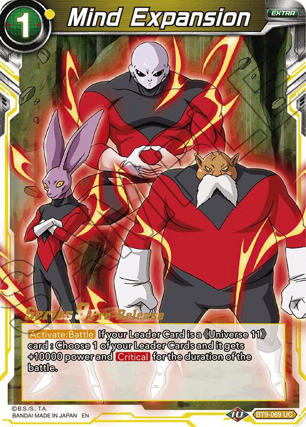 Mind Expansion BT9-069 card from Universal Onslaught Pre-Release Cards