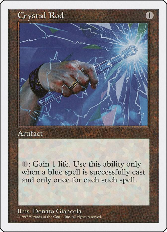 Crystal Rod card from Fifth Edition