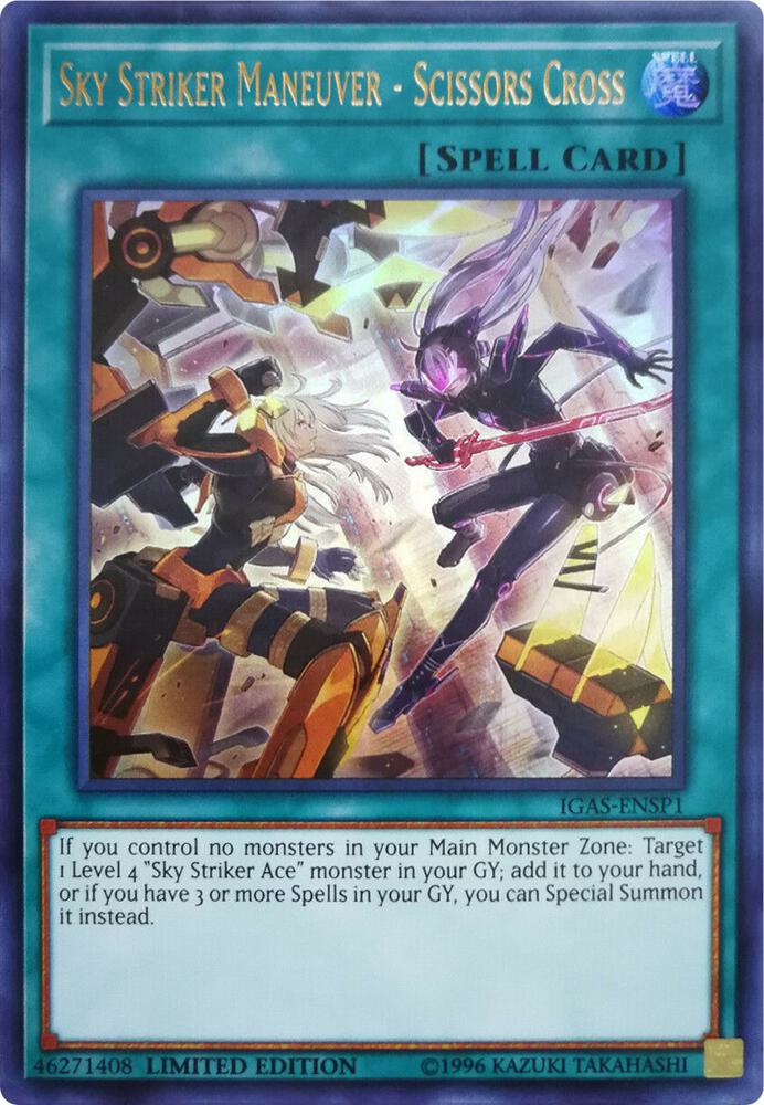 Sky Striker Maneuver - Scissors Cross IGAS-ENSP1 card from Ignition Assault