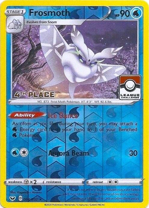 Frosmoth (League Challenge) [4th Place] 064/202 card from League & Championship Cards