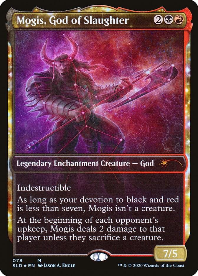Mogis, God of Slaughter 78 card from Secret Lair Drop Series