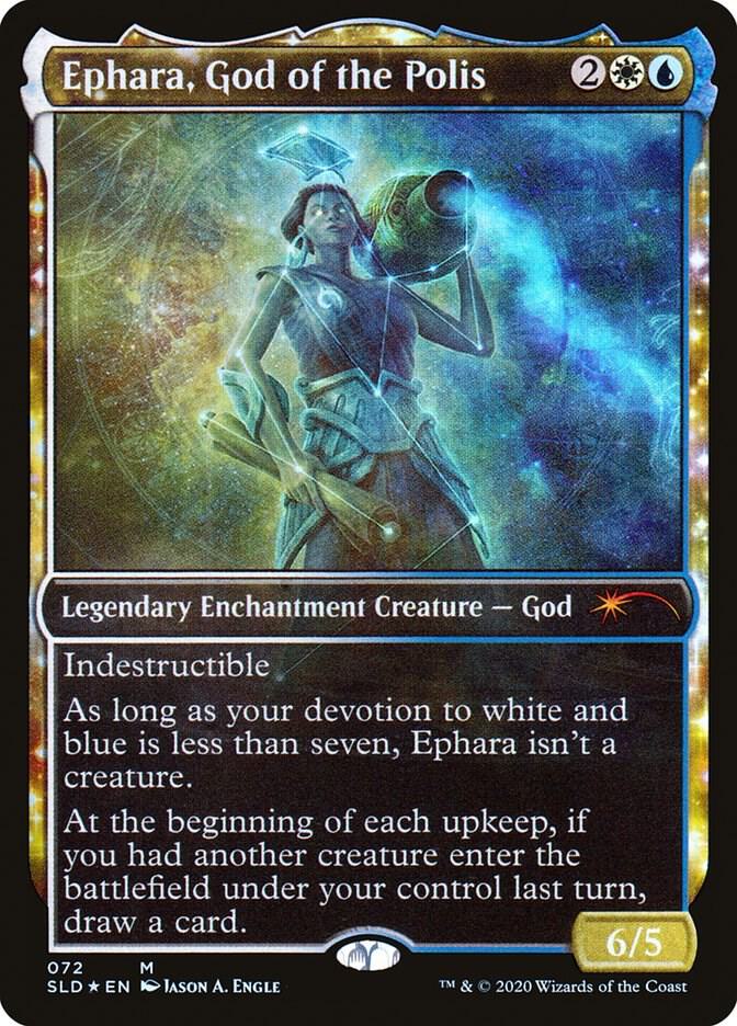 Ephara, God of the Polis 72 card from Secret Lair Drop Series