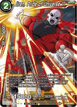 Jiren, Pride of Universe 11 P-191 card from Promotion Cards