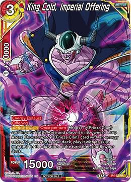 King Cold, Imperial Offering P-192 card from Promotion Cards