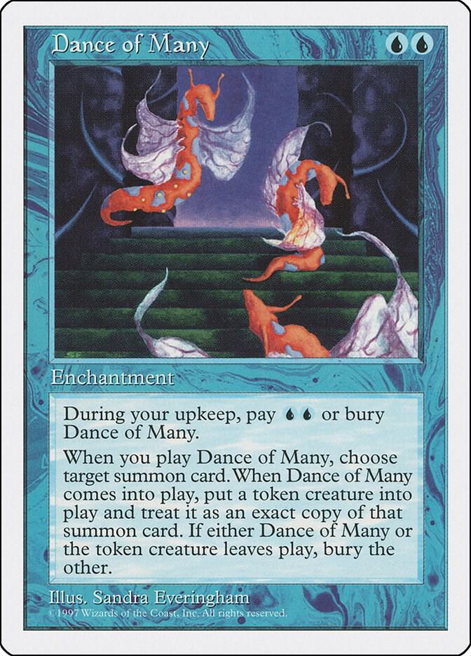 Dance of Many card from Fifth Edition