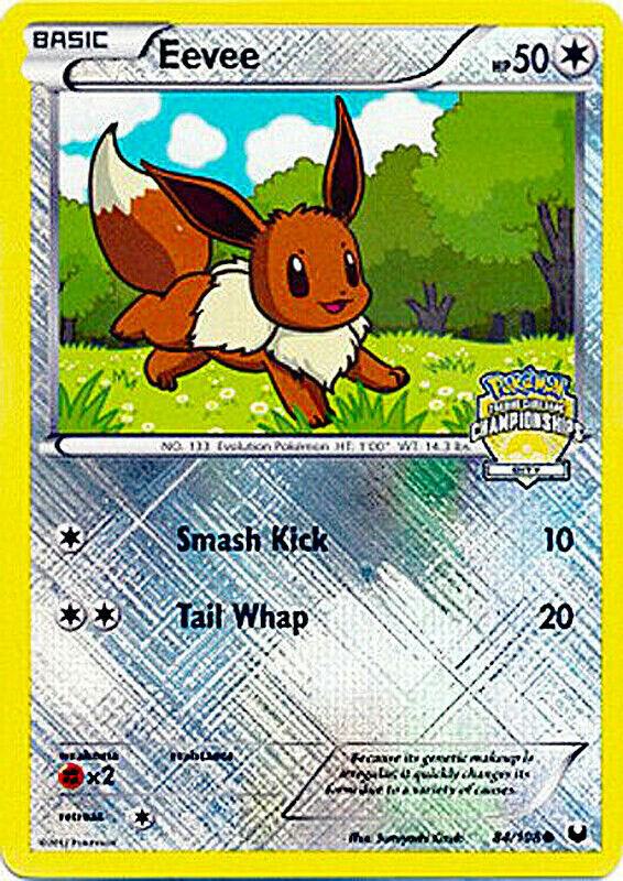 Eevee - 84/108 (City Championships) 084/108 card from League & Championship Cards