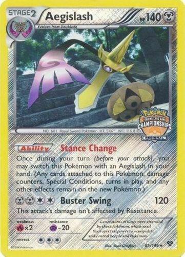 Aegislash - 85/146 (Regional Championships) 085/146 card from League & Championship Cards