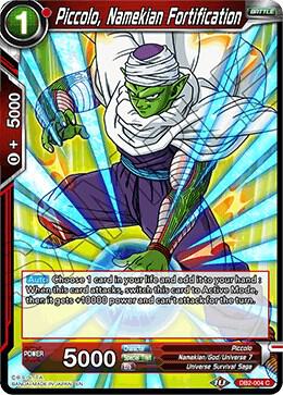 Piccolo, Namekian Fortification DB2-004 card from Draft Box 05 - Divine Multiverse