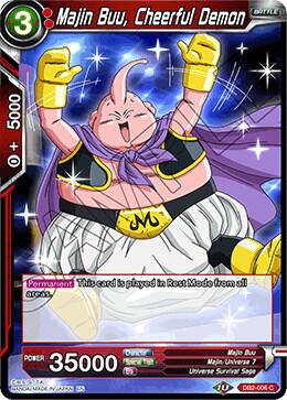 Majin Buu, Cheerful Demon DB2-006 card from Draft Box 05 - Divine Multiverse