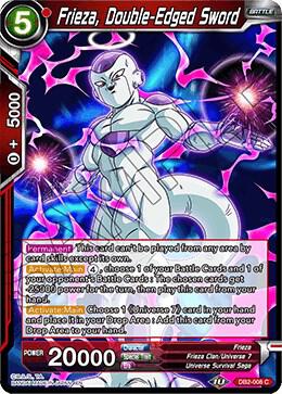 Frieza, Double-Edged Sword DB2-008 card from Draft Box 05 - Divine Multiverse