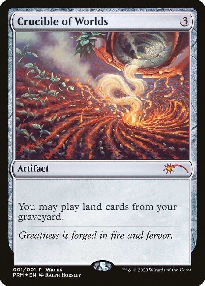 Crucible of Worlds 1 card from Unique and Miscellaneous Promos