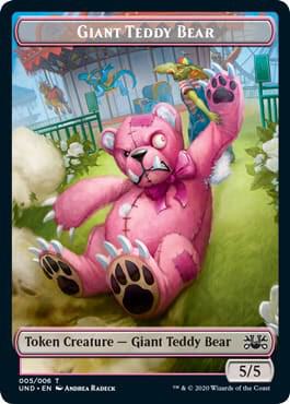 Giant Teddy Bear // Acorn Stash Double-sided Token 5 // 6 card from Unsanctioned